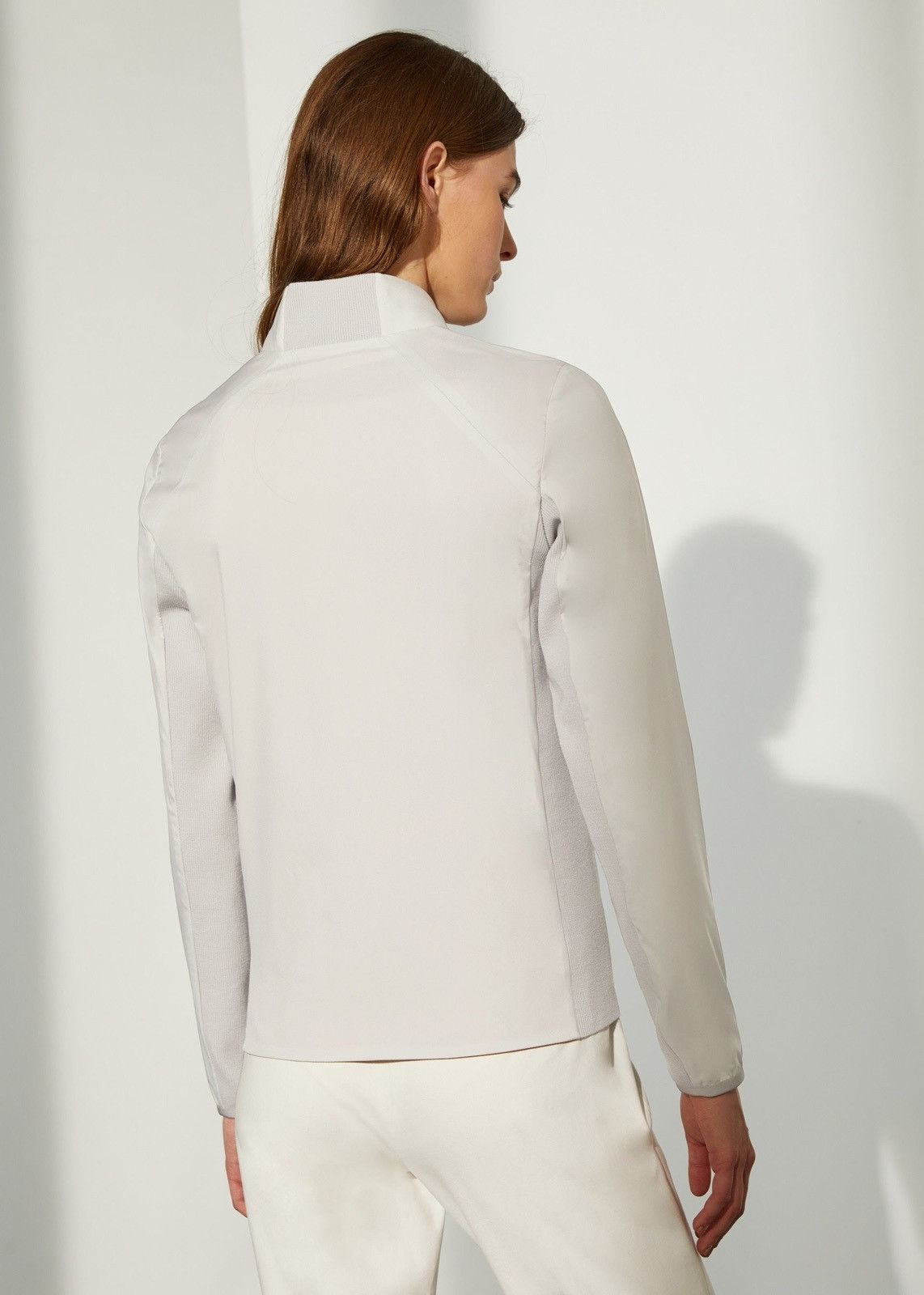 Loro Piana o1srvl11e0924 Wind Stretch Storm Rain Jacket in White Size XL / US 12-14 / IT 48-50 - 2 Thumbnail
