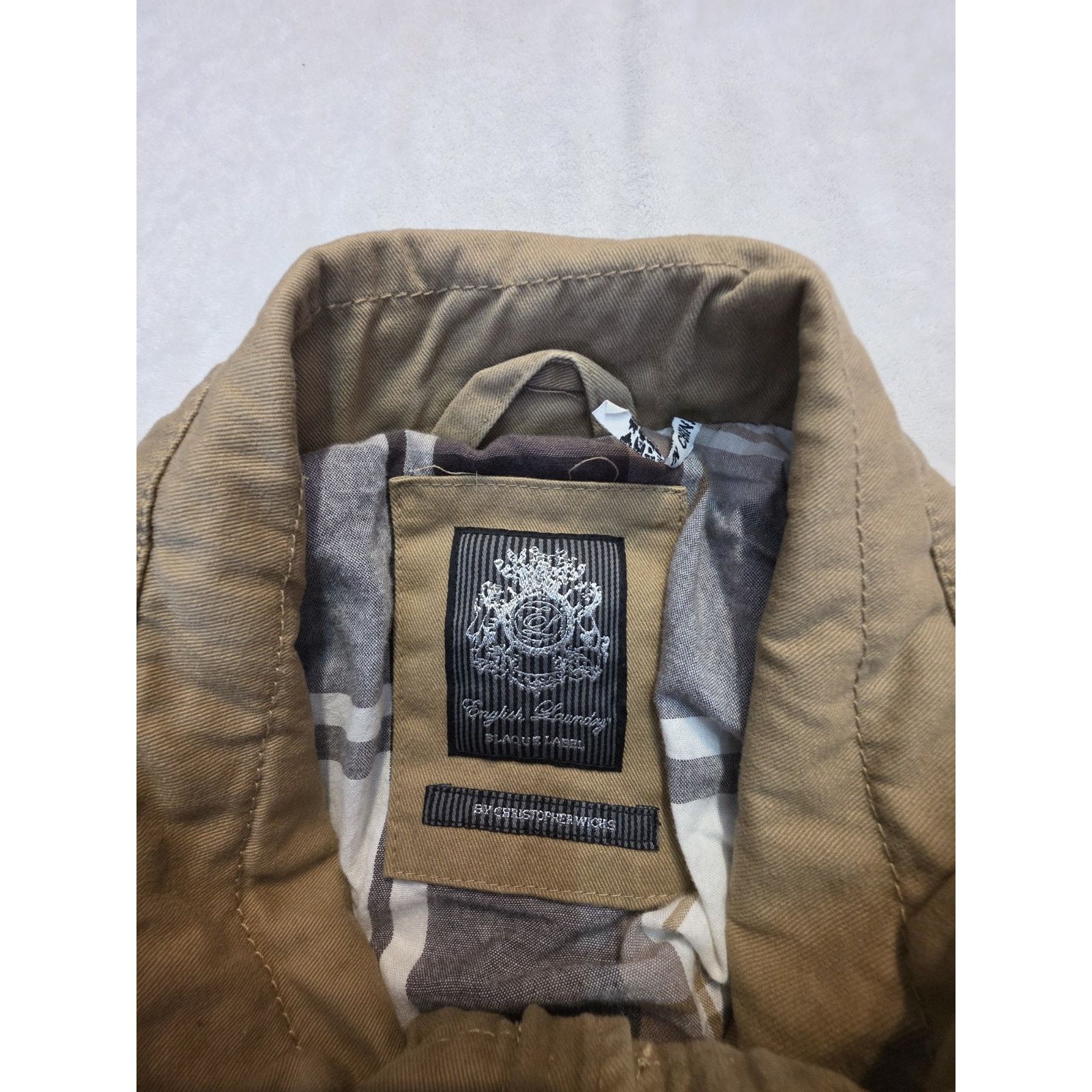 English Laundry English Laundry Flannel Lined Men's Size Large Beige Barn Size US L / EU 52-54 / 3 - 4 Thumbnail