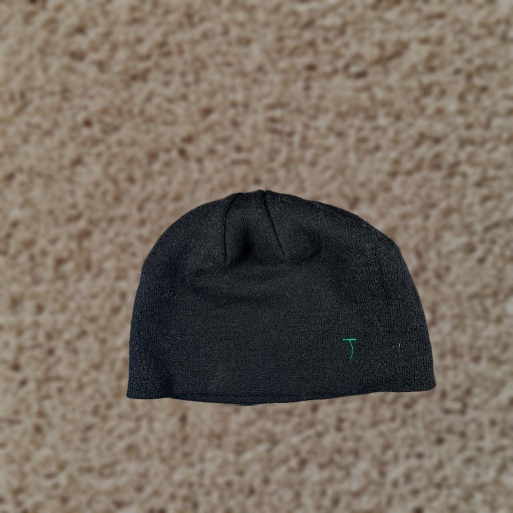 Vintage Xhilaration Beanie Toque Adult One Size Black Knit Acrylic Blend Outdoors Adults Beanie Black Knit Xhilaration Outdoor Beanie Mens Womens Girls 2020s Size ONE SIZE - 1 Thumbnail