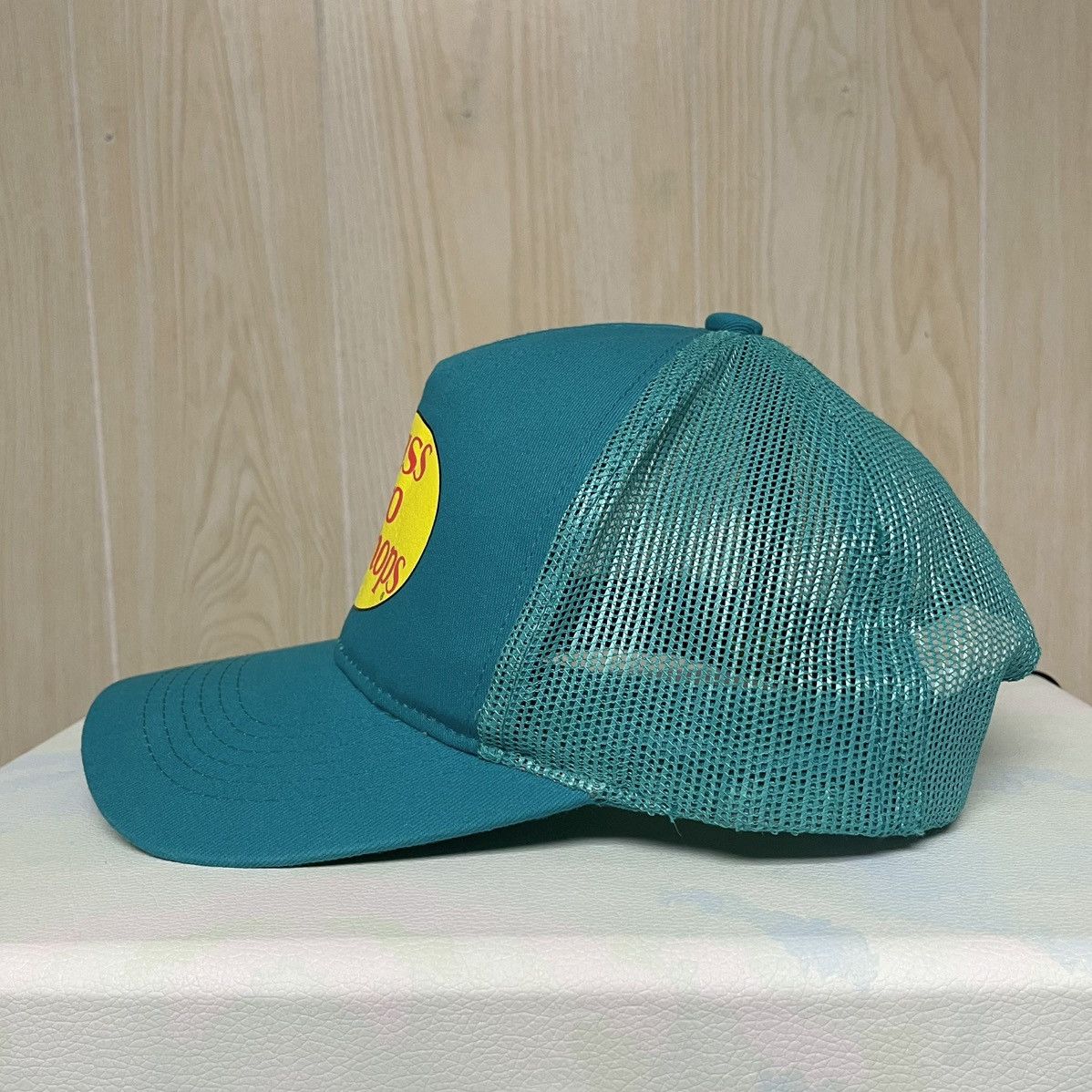 Bass Pro Shops Bass Pro Shops Fishing Trucker Hat Mesh Cap SnapBack - Teal Size ONE SIZE - 2 Thumbnail