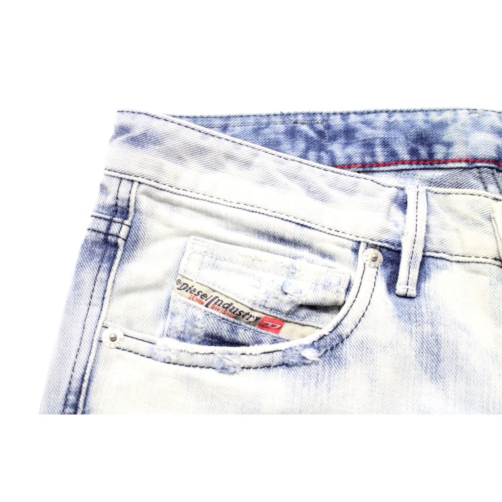 Diesel DIESEL Myboy Regular Slim-Straight Low Waist 0827B Jeans Women's W25/L34 Blue Denim Casual Winter Spring Summer Autumn Men/Women? Size 42" / US 20 - 6 Thumbnail