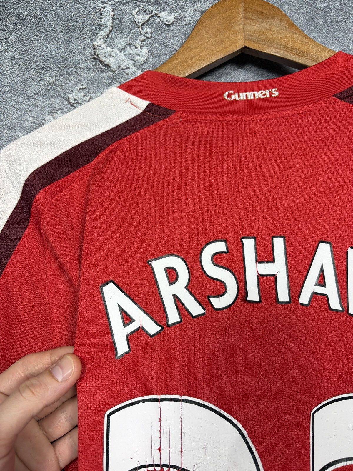 Nike Vintage 2008 Nike Arsenal #23 Arshavin Jersey T-shirt Size US XL / EU 56 / 4 - 12 Thumbnail