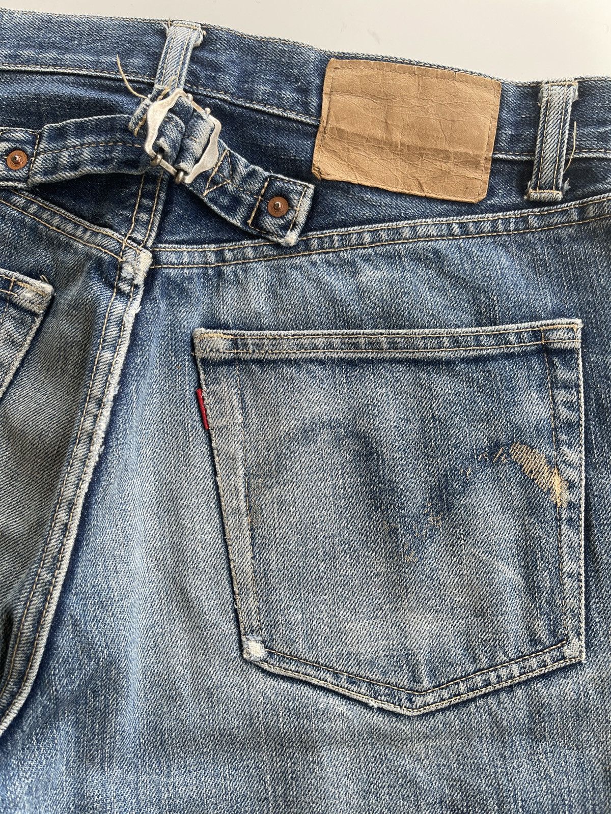 Japanese Brand Vintage Japanese Distressed Buckleback Selvedge Jeans Size US 30 / EU 46 - 8 Thumbnail