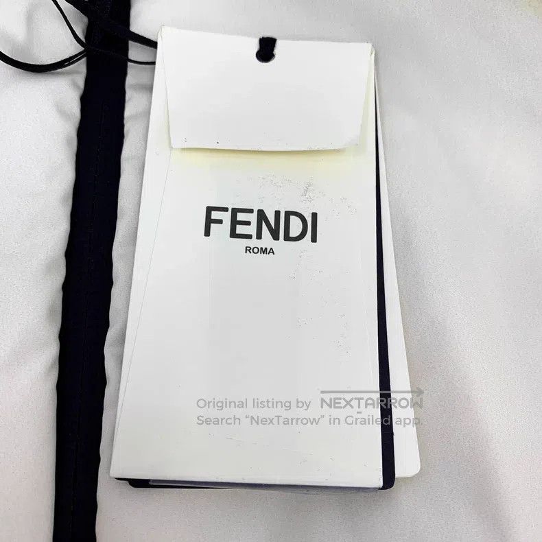Fendi Fendi Black splattered ink logo letter full-print hooded l Size US M / EU 48-50 / 2 - 6 Thumbnail