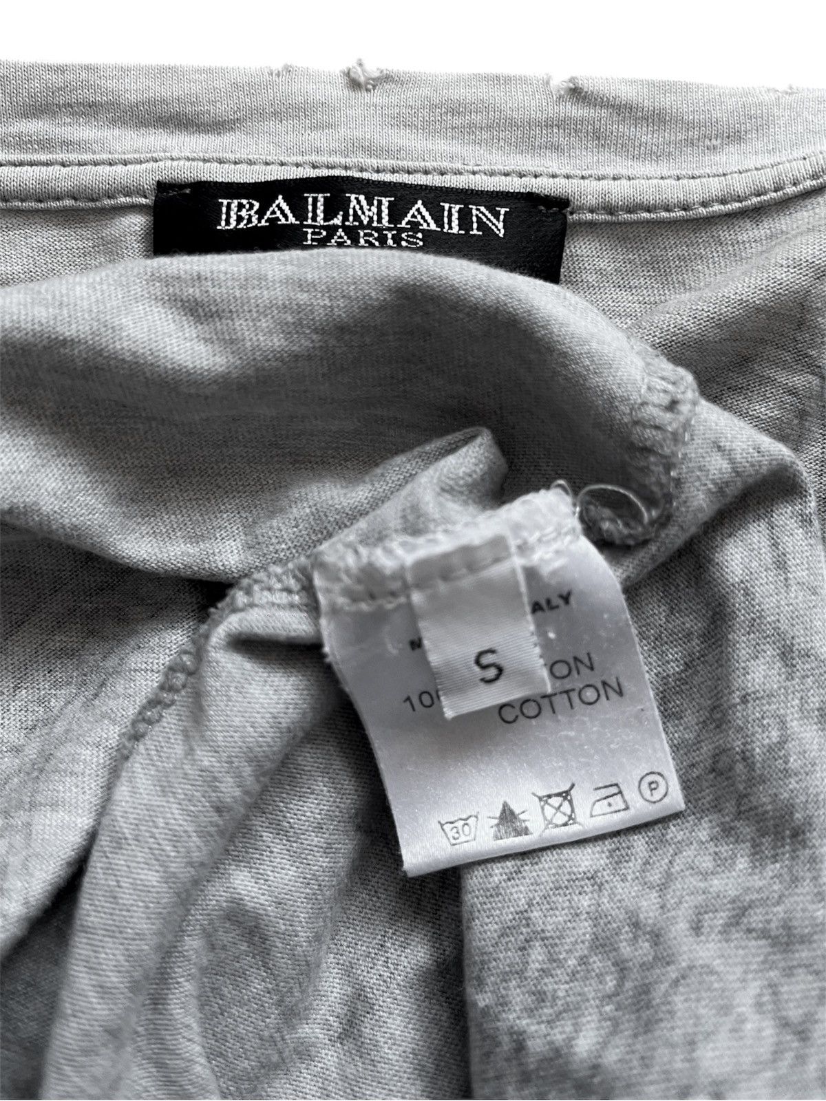 Balmain Balmain SS09 campaign tshirt by Christophe Decarnin