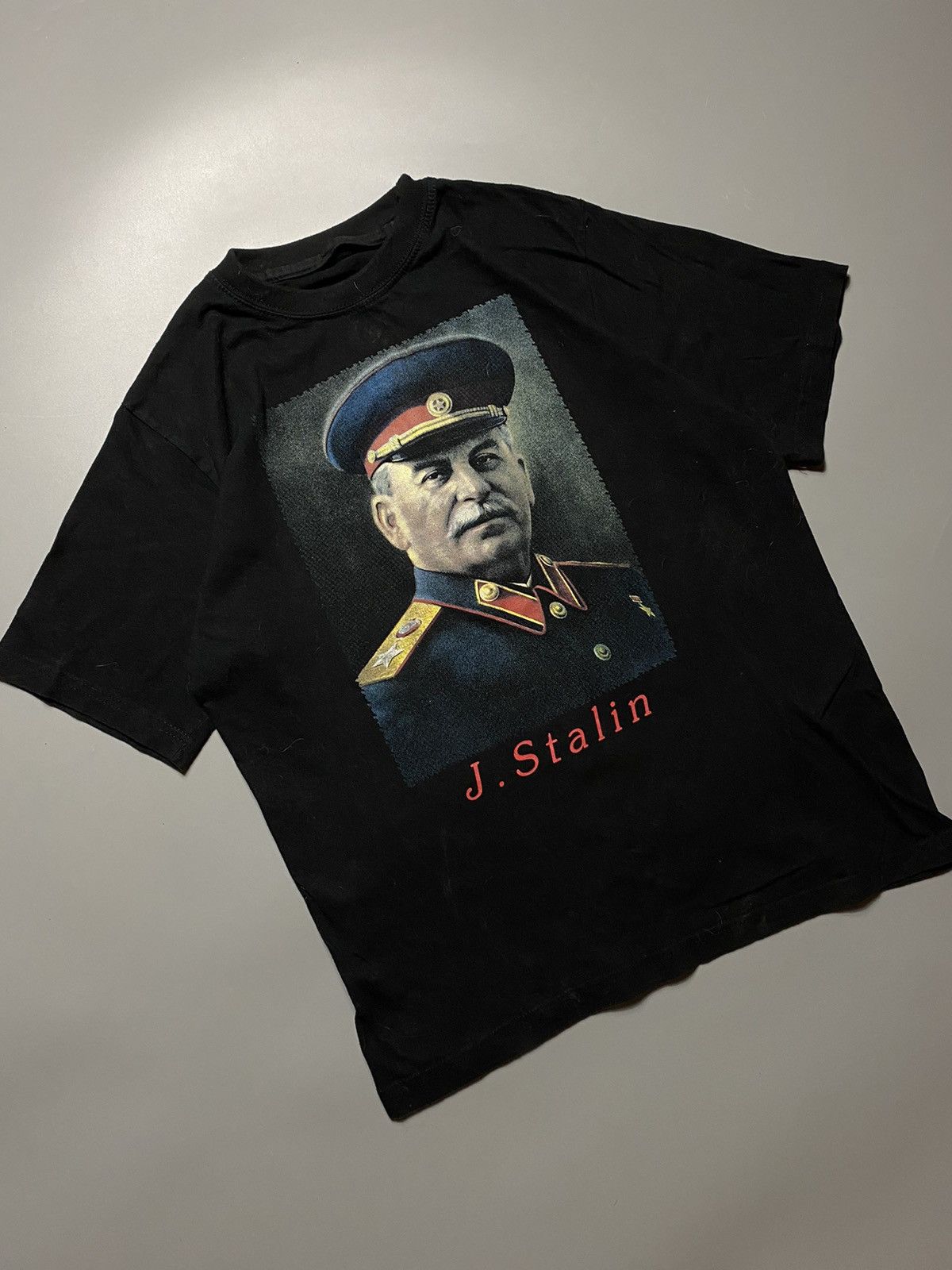 Avant Garde × Vintage Very Rare J. Stalin portrait vintage t-shirt ...