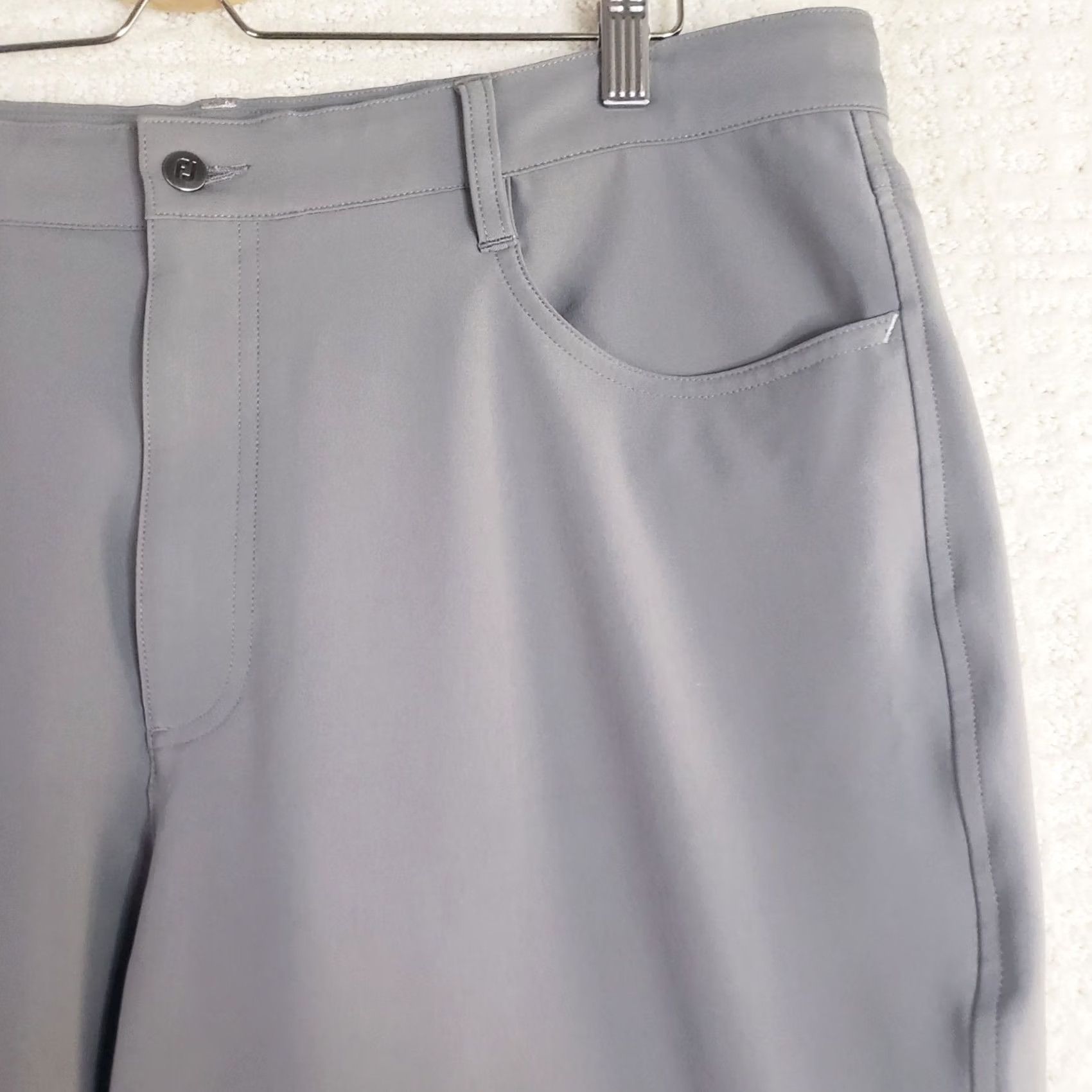 Footjoy FootJoy FJ Men's Athletic Fit Performance Stretch Golf Pants Gray Size 38 x 30 Size US 38 / EU 54 - 7 Thumbnail