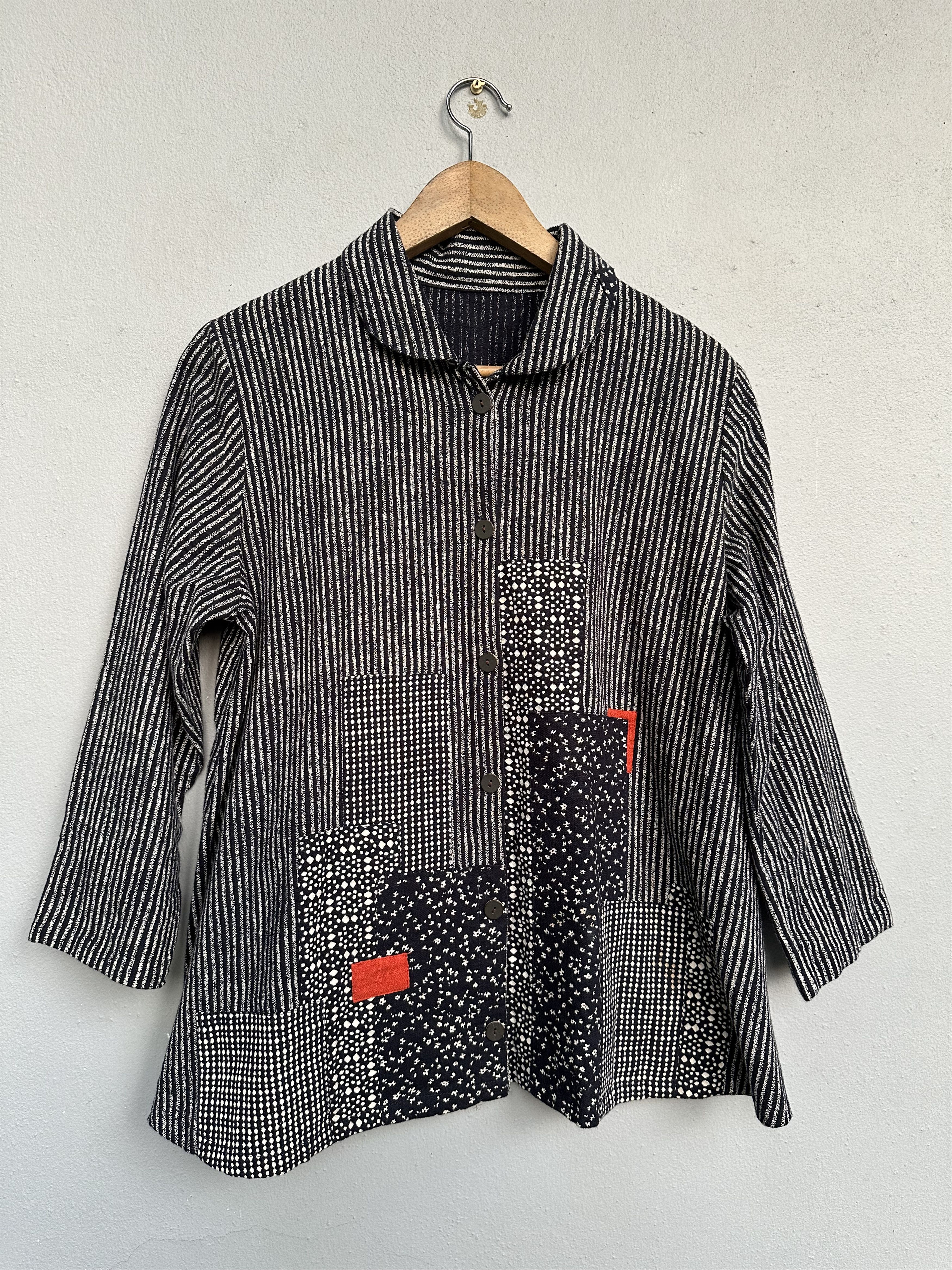 Indigo Vtg Japanese Brand Sashiko Indigo Blue Inspired By Kapital Size M / US 6-8 / IT 42-44 - 1 Thumbnail