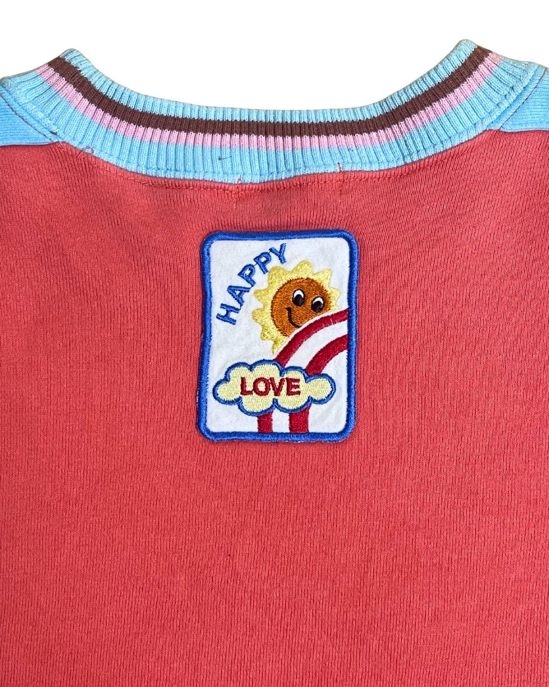 Angel Blue Angel Blue Y2K Multi Patch Graphic Sweater – Red Size M / US 6-8 / IT 42-44 - 4 Thumbnail