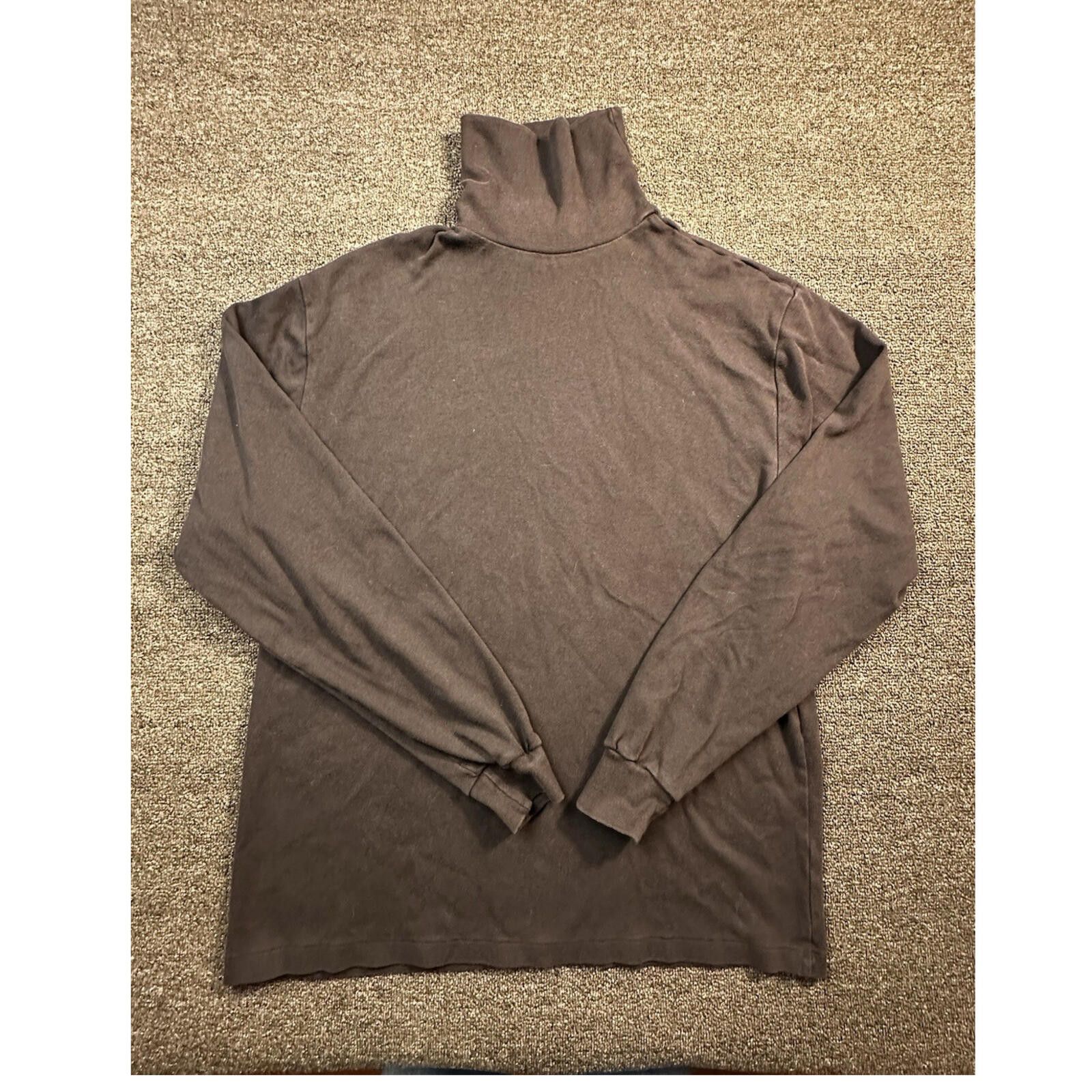 Eddie Bauer VTG 80-90s Eddie Bauer Men's Black Turtleneck XL Size US XL / EU 56 / 4 - 1 Thumbnail