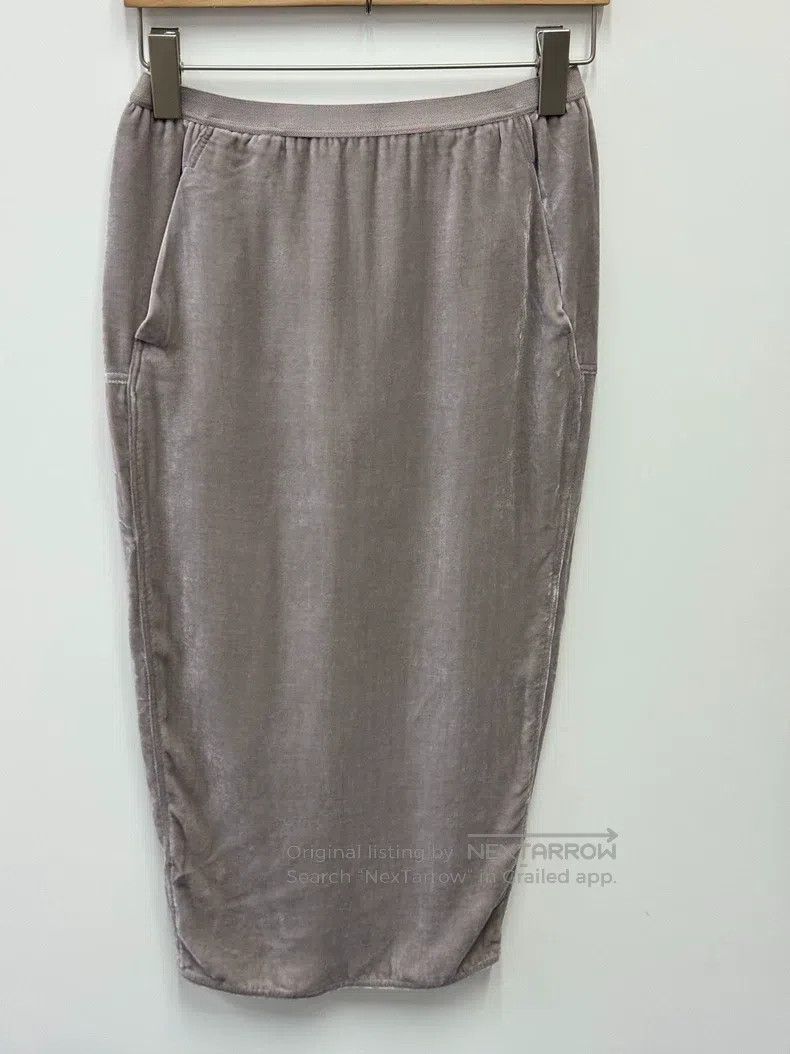 Rick Owens Rick Owens Velvet half skirt Size 39" - 2 Thumbnail