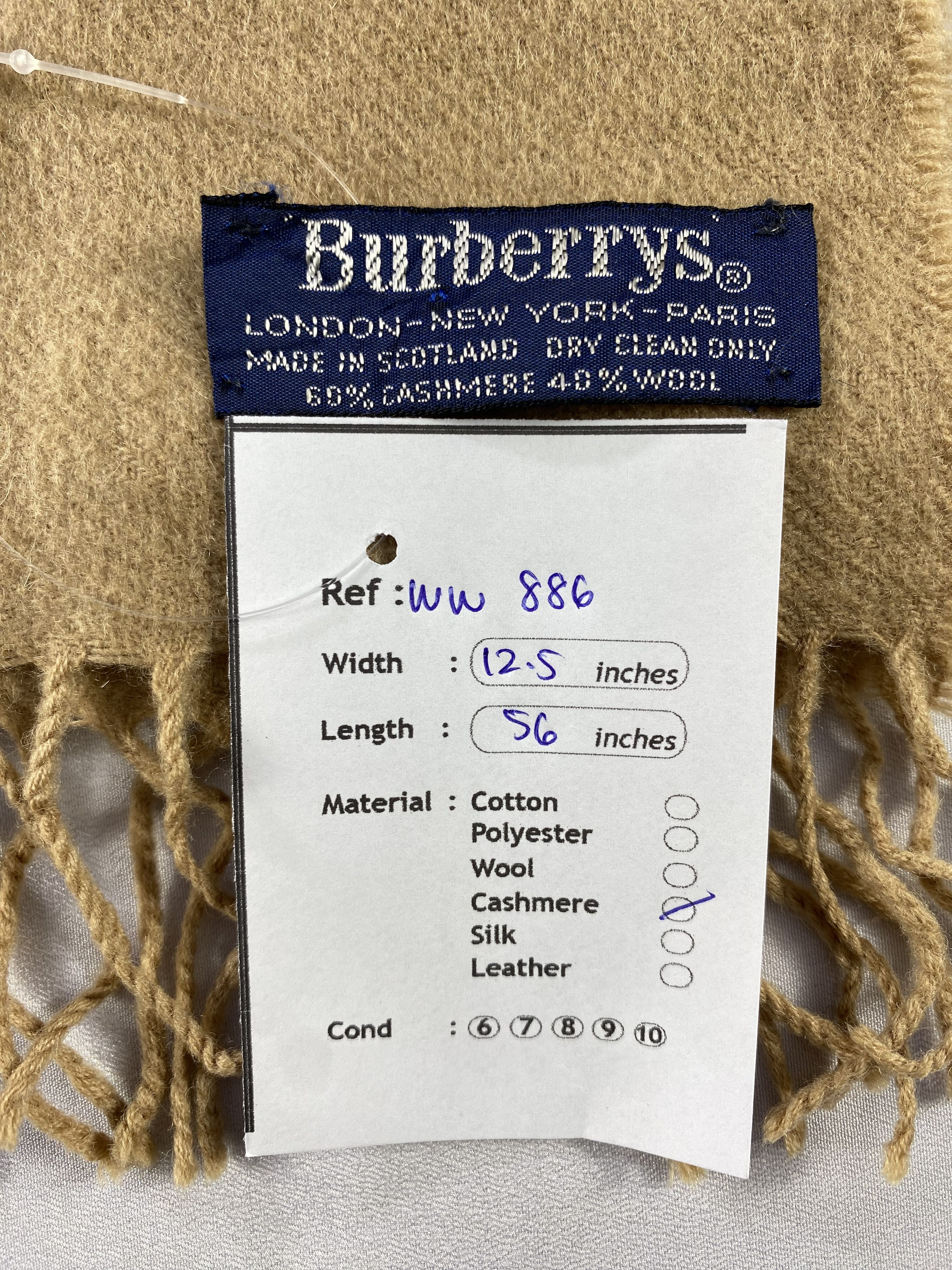 Burberry × Vintage Burberry Scarf / Muffler / Neckwear - WW886 Size ONE SIZE - 5 Thumbnail