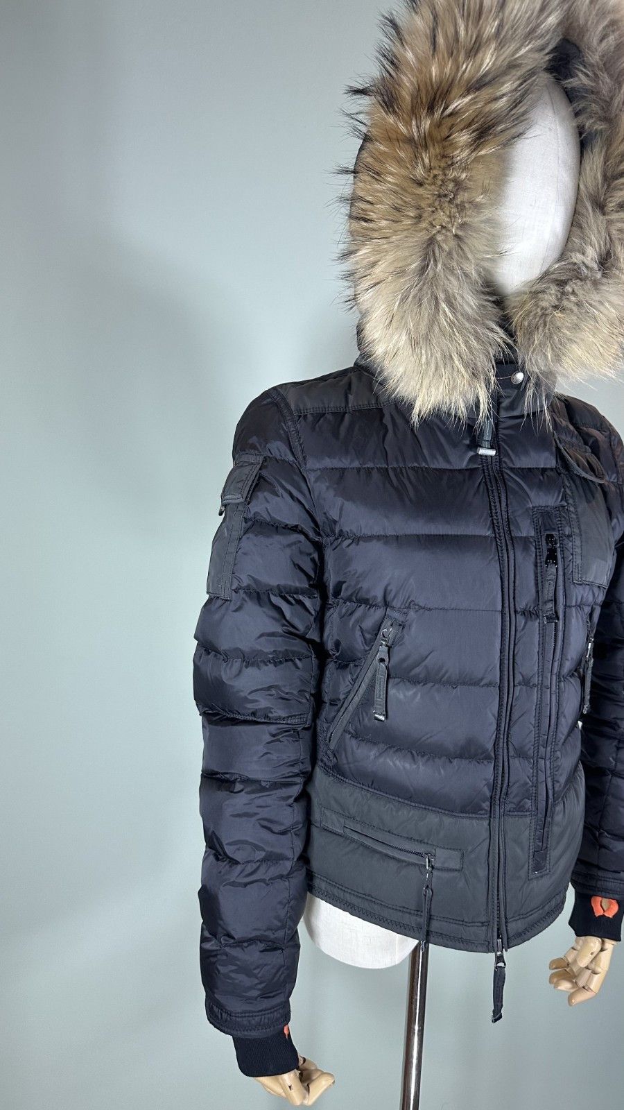 Parajumpers PARAJUMPERS Women’s Skimaster Down Jacket Puffer Dark Grey Size S / US 4 / IT 40 - 2 Thumbnail