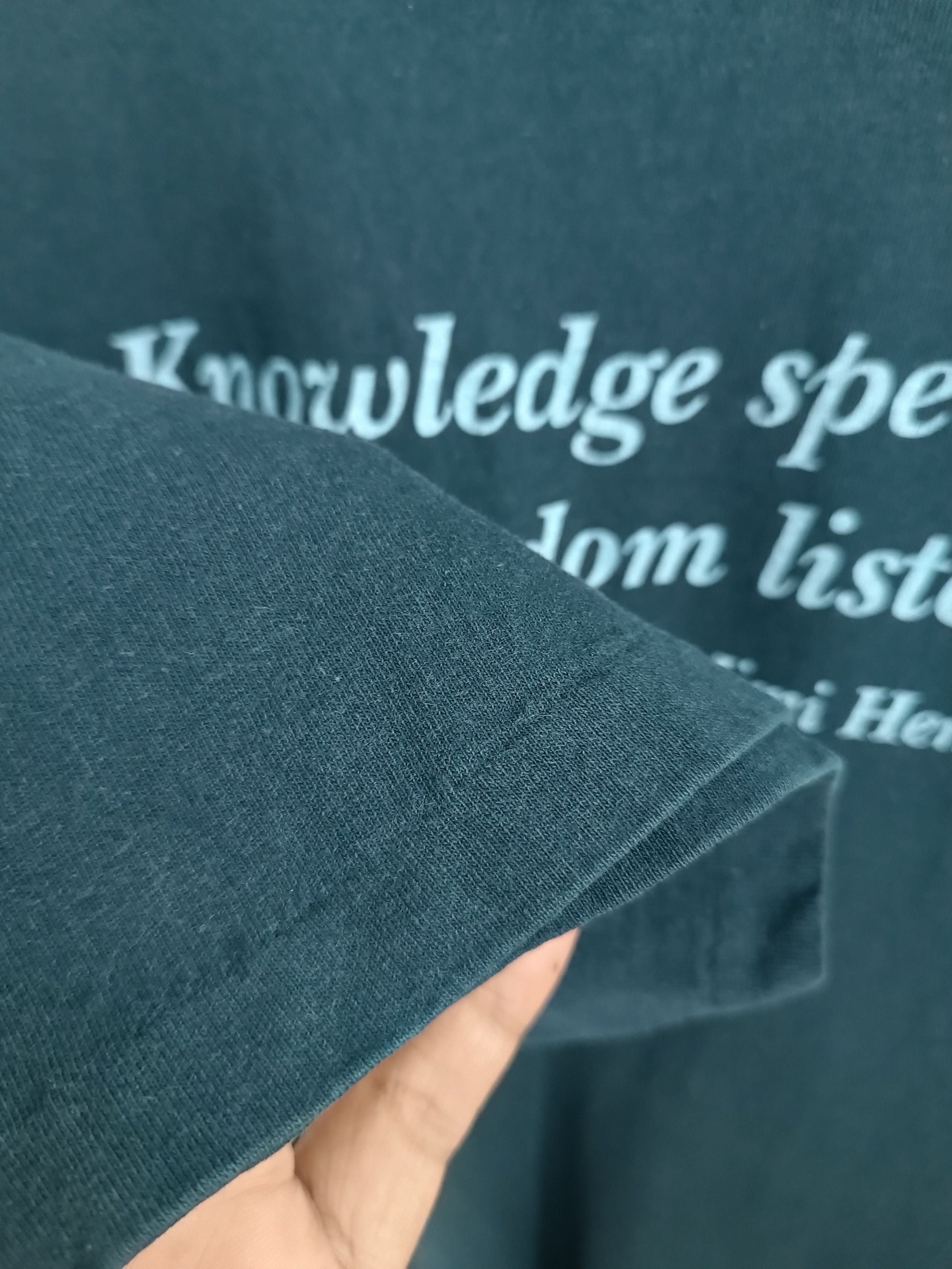 Band Tees VINTAGE 90'S JIMI HENDRIX WISDOM🔥QUOTE HUMOR ADULT TEE Size US L / EU 52-54 / 3 - 10 Thumbnail