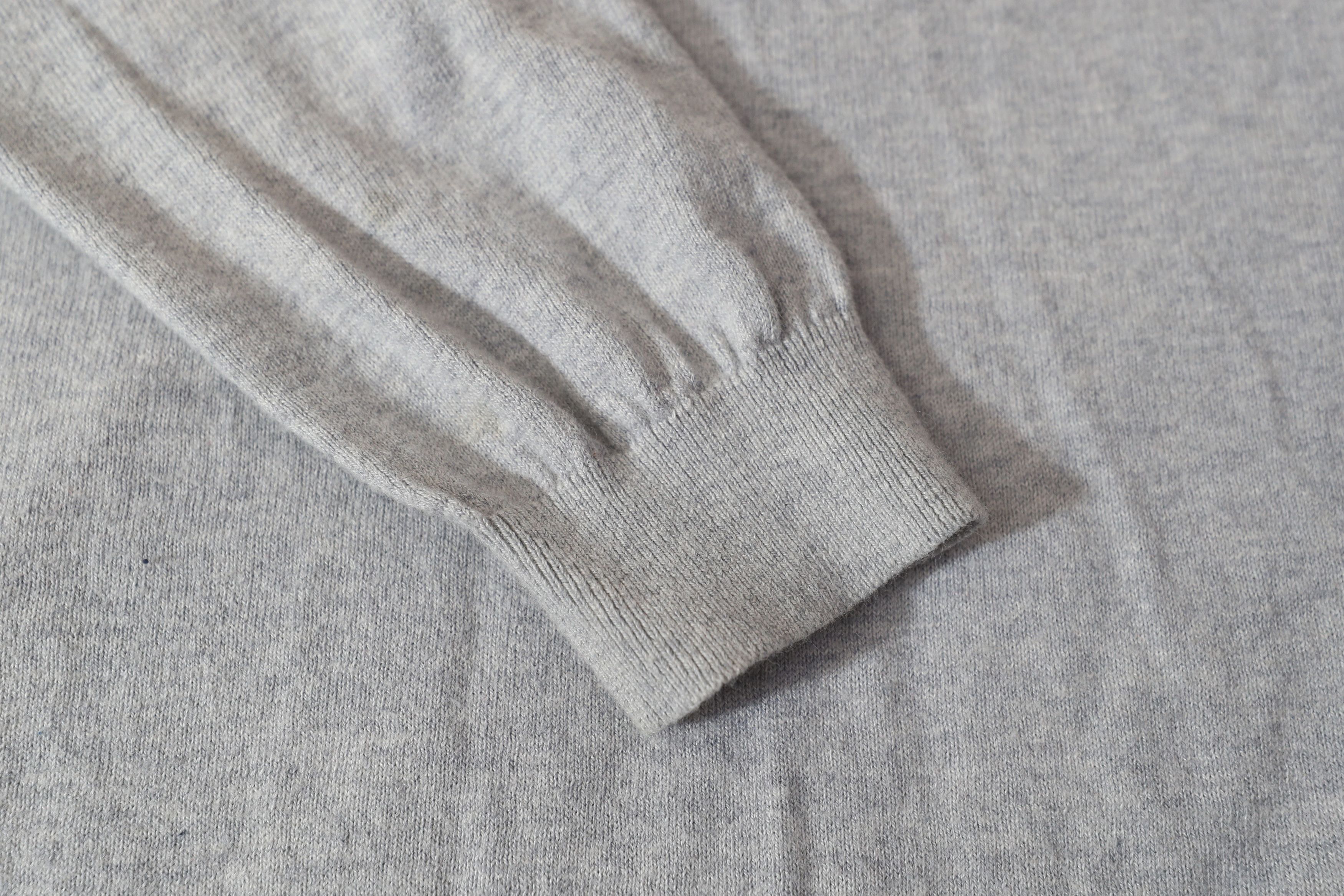 Mossimo Mossimo Grey Long Sleeve Polo Sweater (L) Size US L / EU 52-54 / 3 - 5 Thumbnail