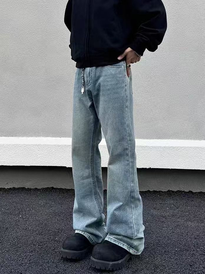 Japanese Brand × Vintage Street Vintage Washed Machete Micro Flare Jeans Size US 28 / EU 44 - 4 Thumbnail