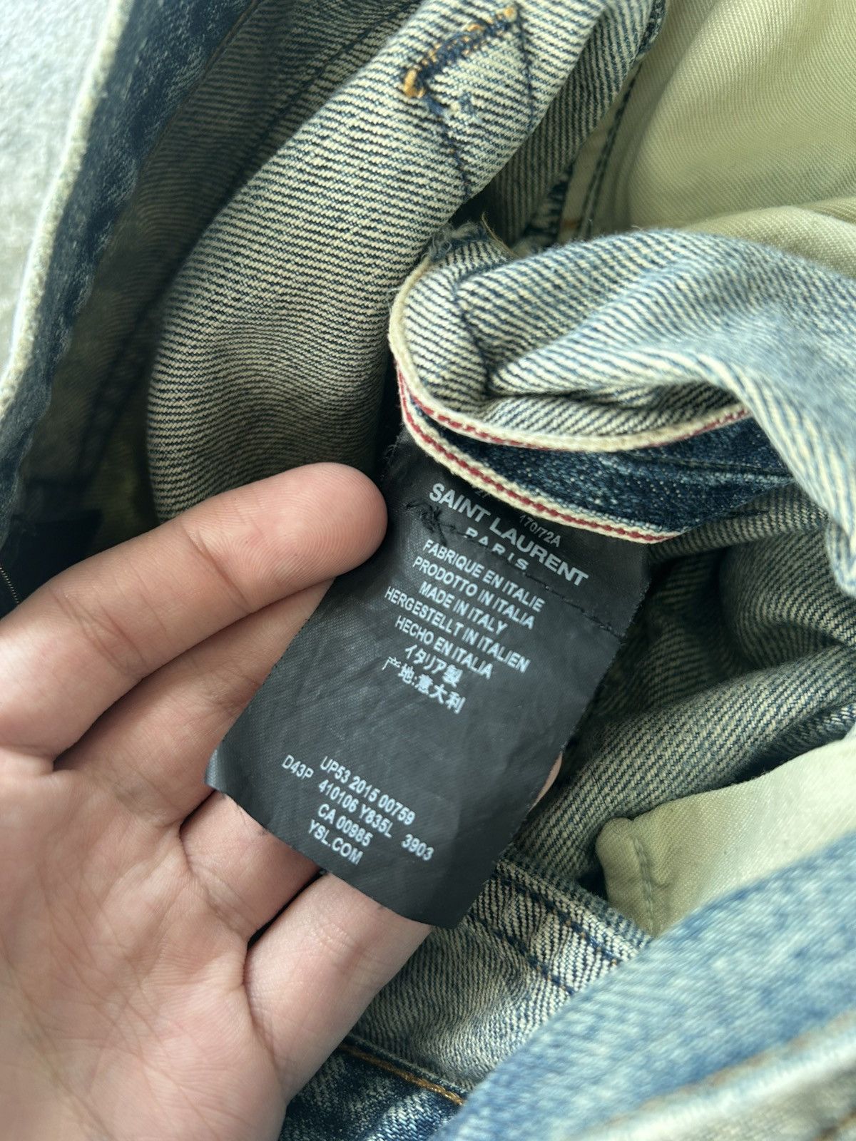 Saint Laurent Paris Saint Laurent Paris SS16 D10 Hedi Slimane Size US 27 - 5 Thumbnail