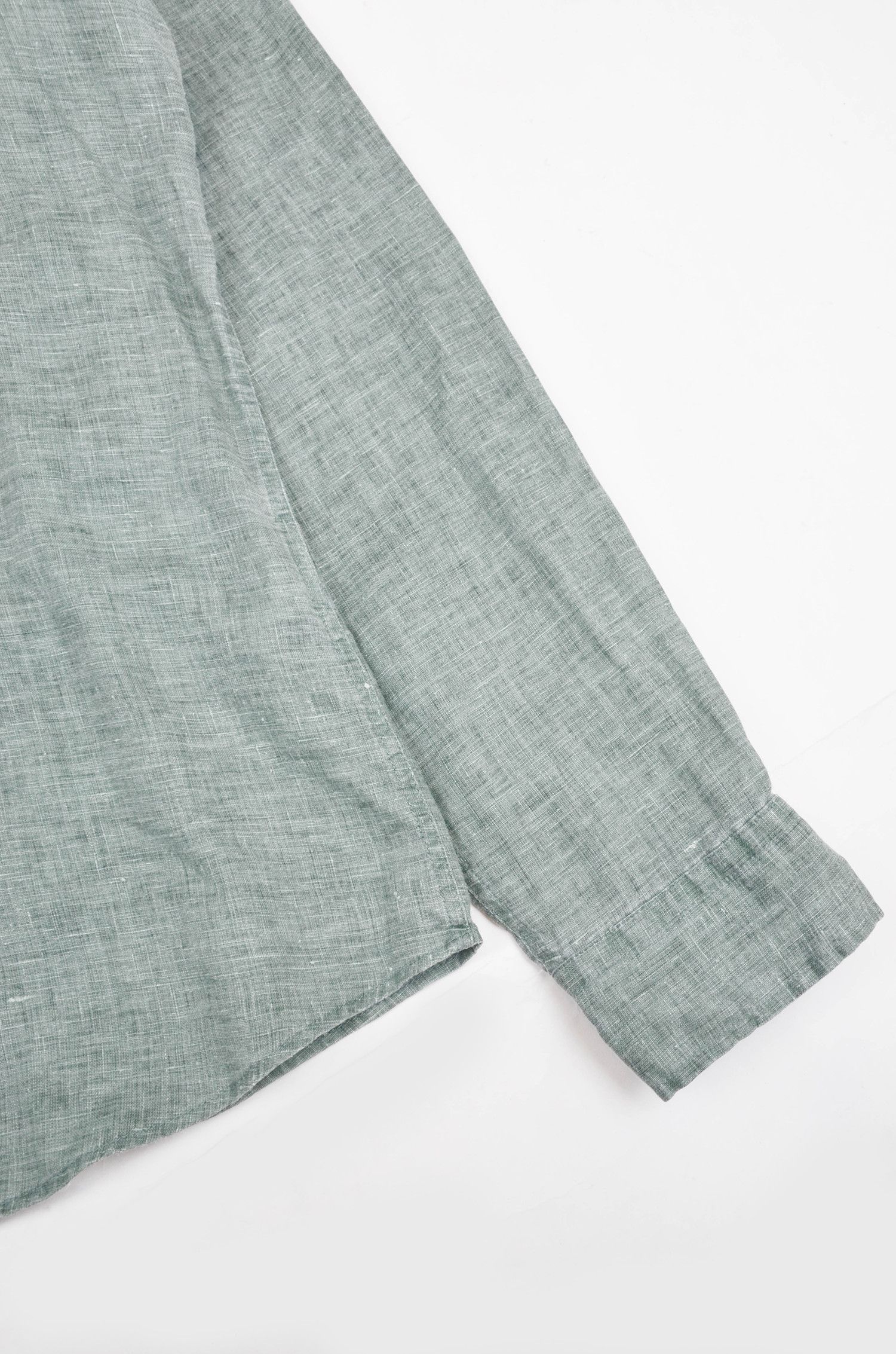 Hackett HACKETT LONDON Slim Green Linen Shirt - L Size US L / EU 52-54 / 3 - 4 Thumbnail