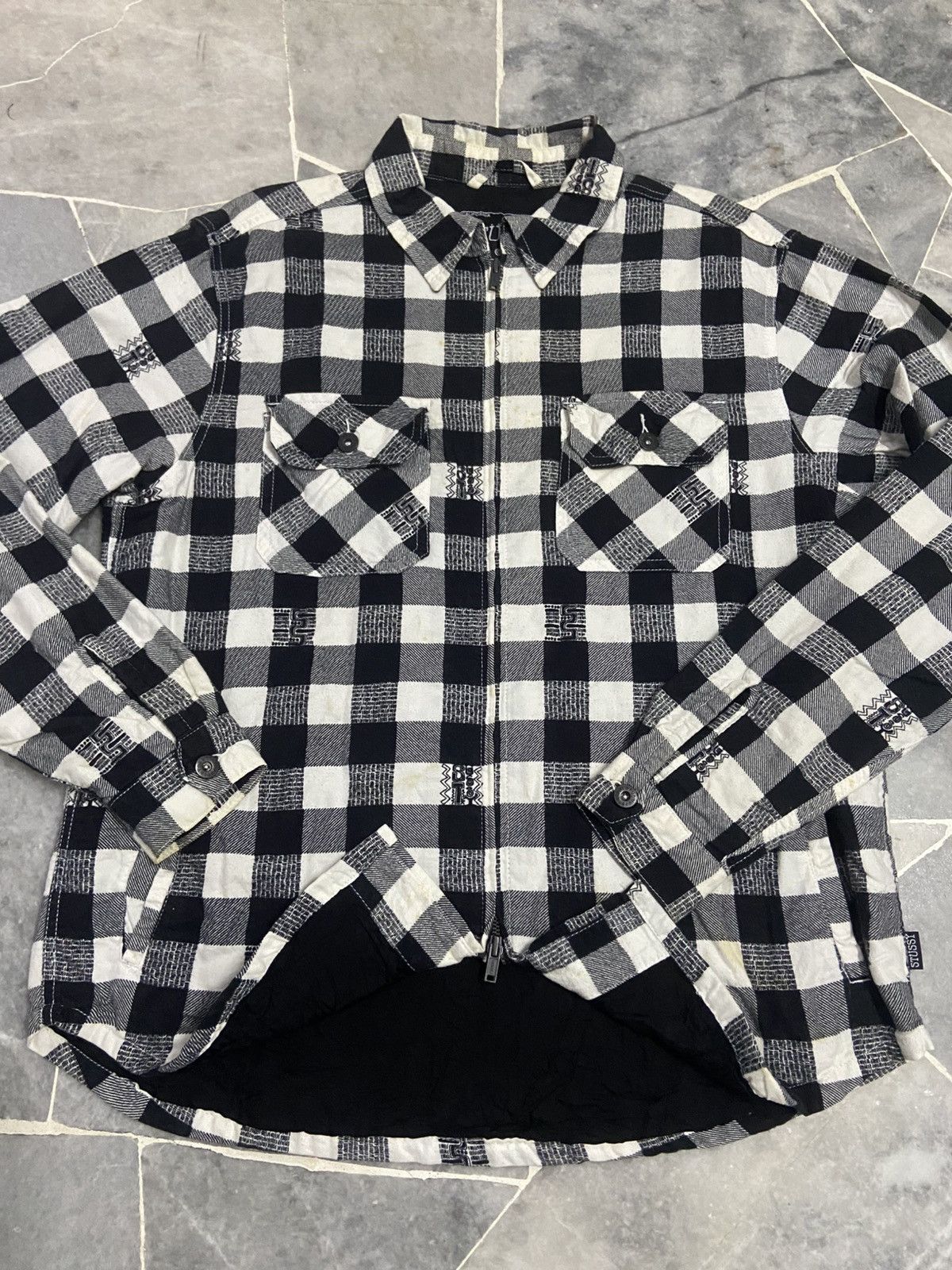 Stussy Stussy Workgear Plaid Shirt Jacket Size US L / EU 52-54 / 3 - 4 Thumbnail
