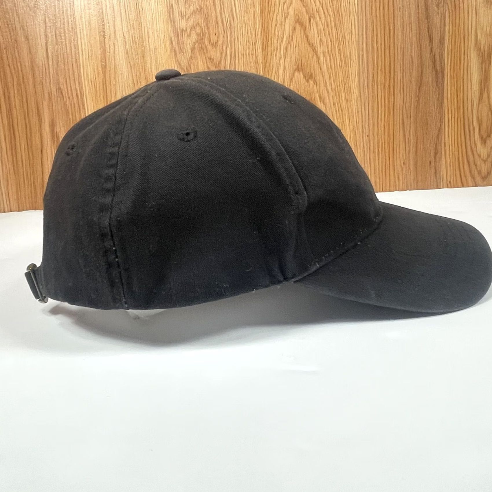 Vintage Unbranded Hat Baseball Cap Adult One Size Fits Most Black Adjustable StrapBack Size ONE SIZE - 6 Thumbnail