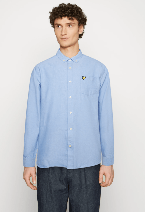 Lyle & Scott LYLE & SCOTT REGULAR FIT WEIGHT OXFORD SHIRT RIVIERA - M Size US M / EU 48-50 / 2 - 1 Thumbnail