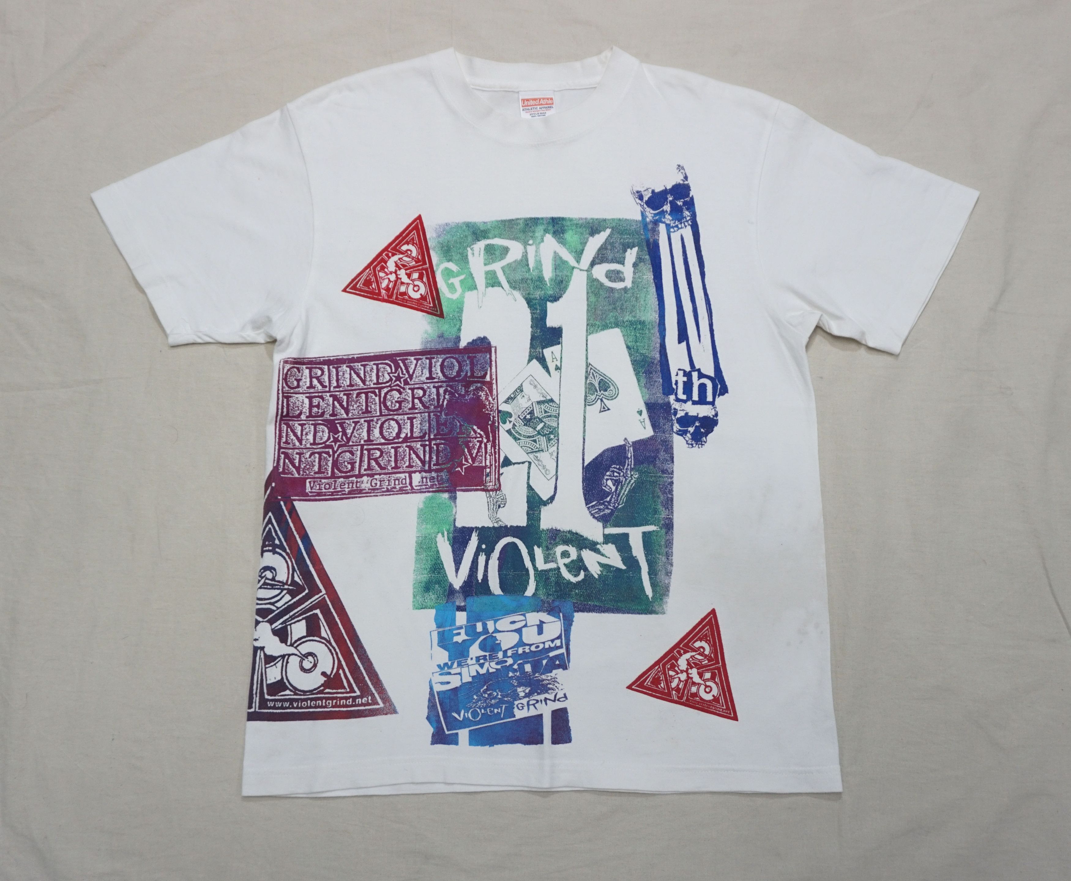 Dogtown × Vintage 00's Violent Grind Test Print T-Shirt Size US L / EU 52-54 / 3 - 1 Thumbnail