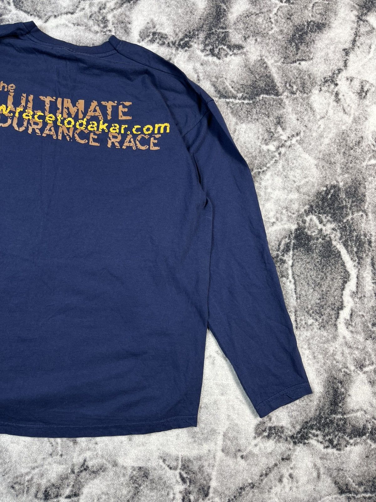 BMW BMW Race Dakar Long Sleeve Tee Blue XL Vintage Style Size US XL / EU 56 / 4 - 9 Thumbnail