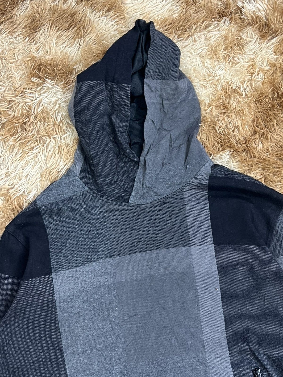 Japanese Brand Black Label Crestbridge Big Check Zip-Up Hoodie Size US L / EU 52-54 / 3 - 4 Thumbnail