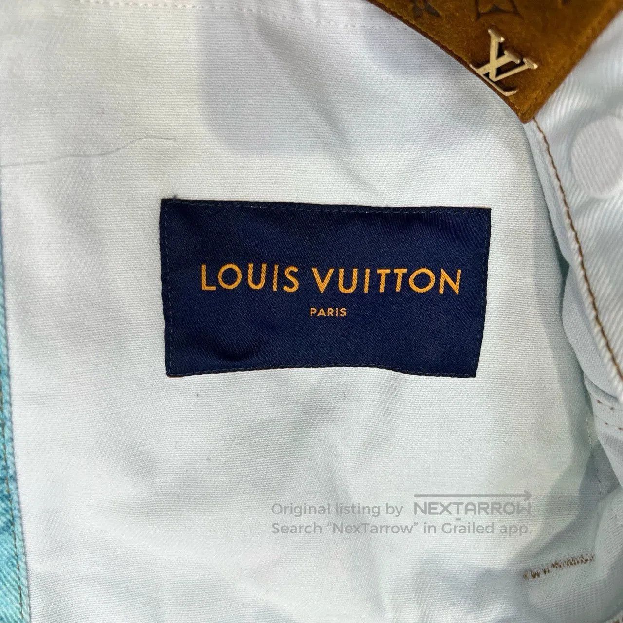 Louis Vuitton louis vuitton blue white denim jacket. Size US L / EU 52-54 / 3 - 3 Thumbnail