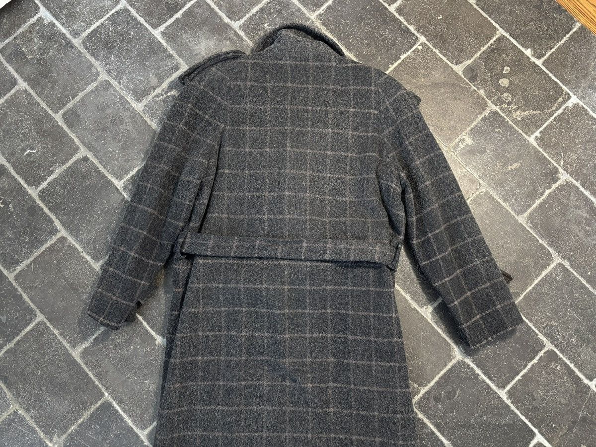 Vintage Vintage Wool Coat Belted Plaid Long Trench Floor Length Grey Size US S / EU 44-46 / 1 - 17 Thumbnail