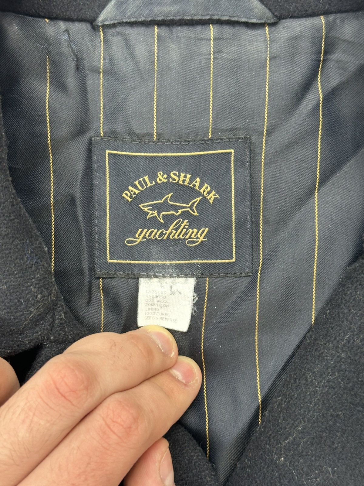 Paul & Shark Paul & Shark Wool Heavy Coat Men's L Size Black Size US L / EU 52-54 / 3 - 8 Thumbnail