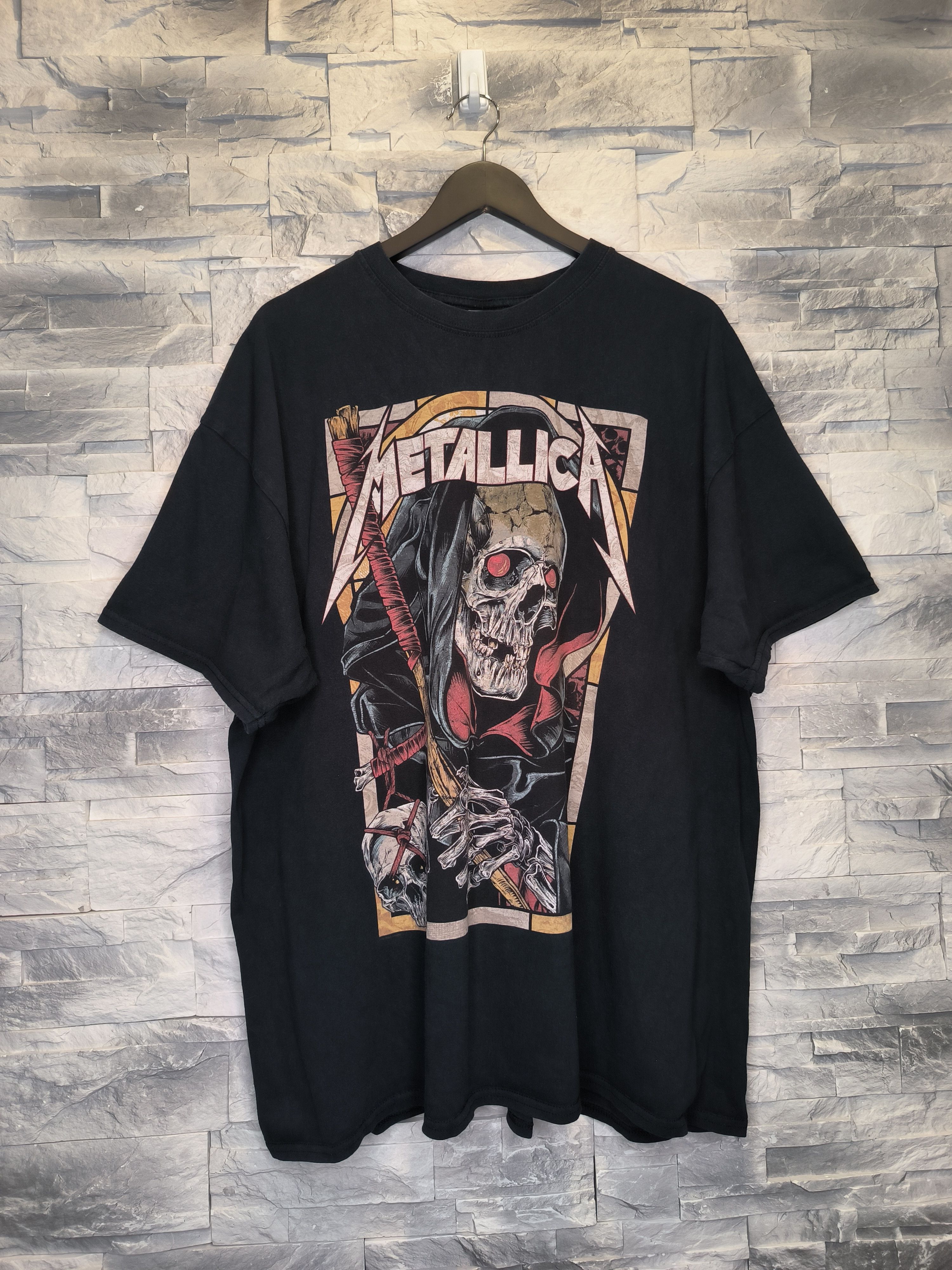 Band Tees Vintage Metallica T-Shirt Logo Metal Rock Size US XXL / EU 58 / 5 - 1 Thumbnail