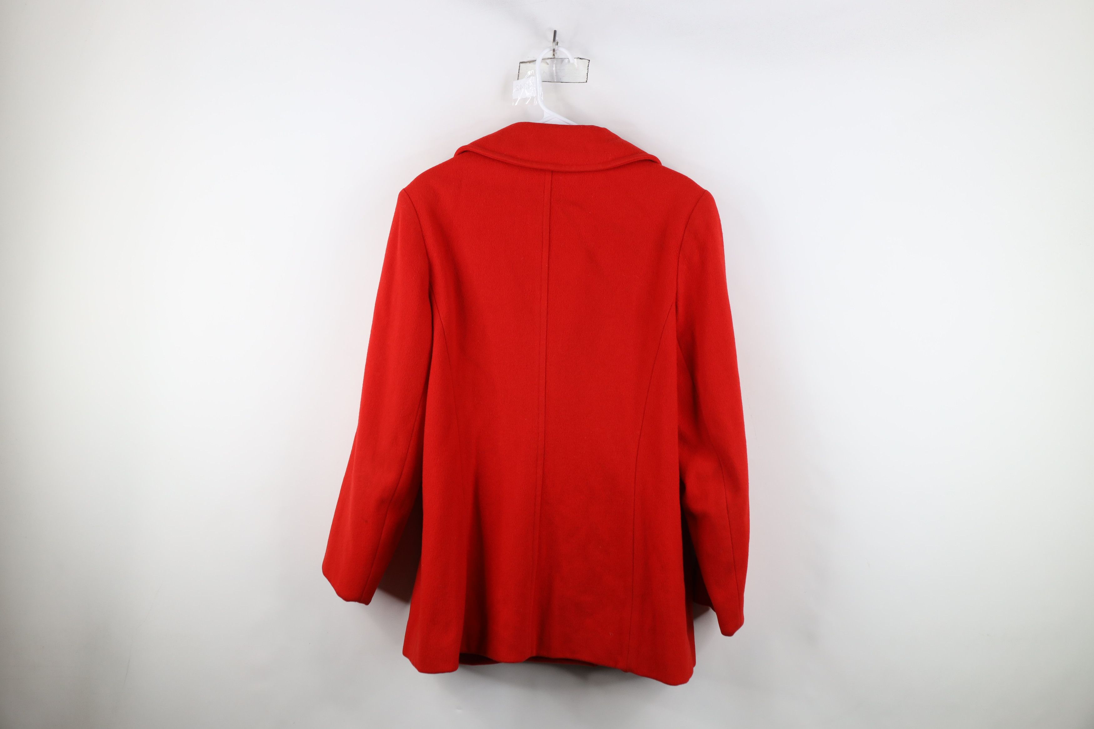 Vintage Vintage 90s Streetwear Wool Military Peacoat Jacket USA Size L / US 10 / IT 46 - 13 Thumbnail