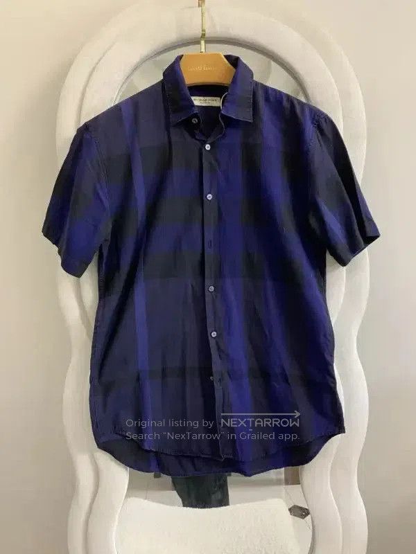 Burberry Burberry Short Sleeve Cotton Shirt for Men. Size US S / EU 44-46 / 1 - 2 Thumbnail