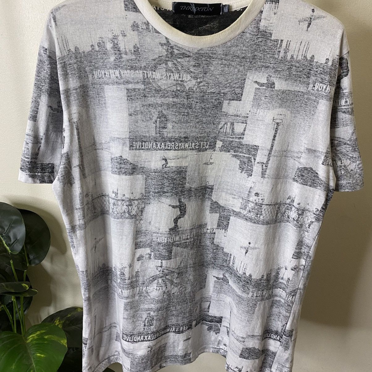 If Six Was Nine Thruxton AllOverPrint Cyber Punk Skater Style Tshirt Size US L / EU 52-54 / 3 - 2 Thumbnail
