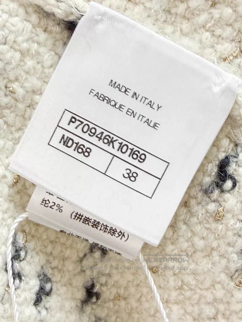 Chanel Chanel Black and white pink four-pocket cow long-sleeved k Size XS / US 0-2 / IT 36-38 - 6 Thumbnail
