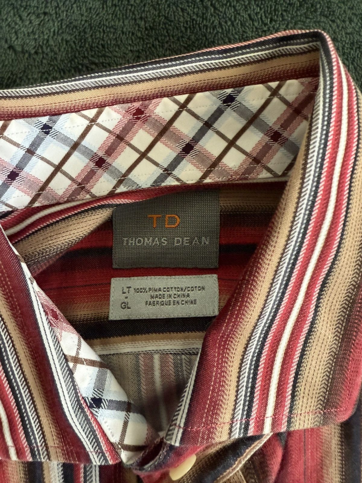 Thomas Dean Old School Button Up Size US L / EU 52-54 / 3 - 3 Thumbnail