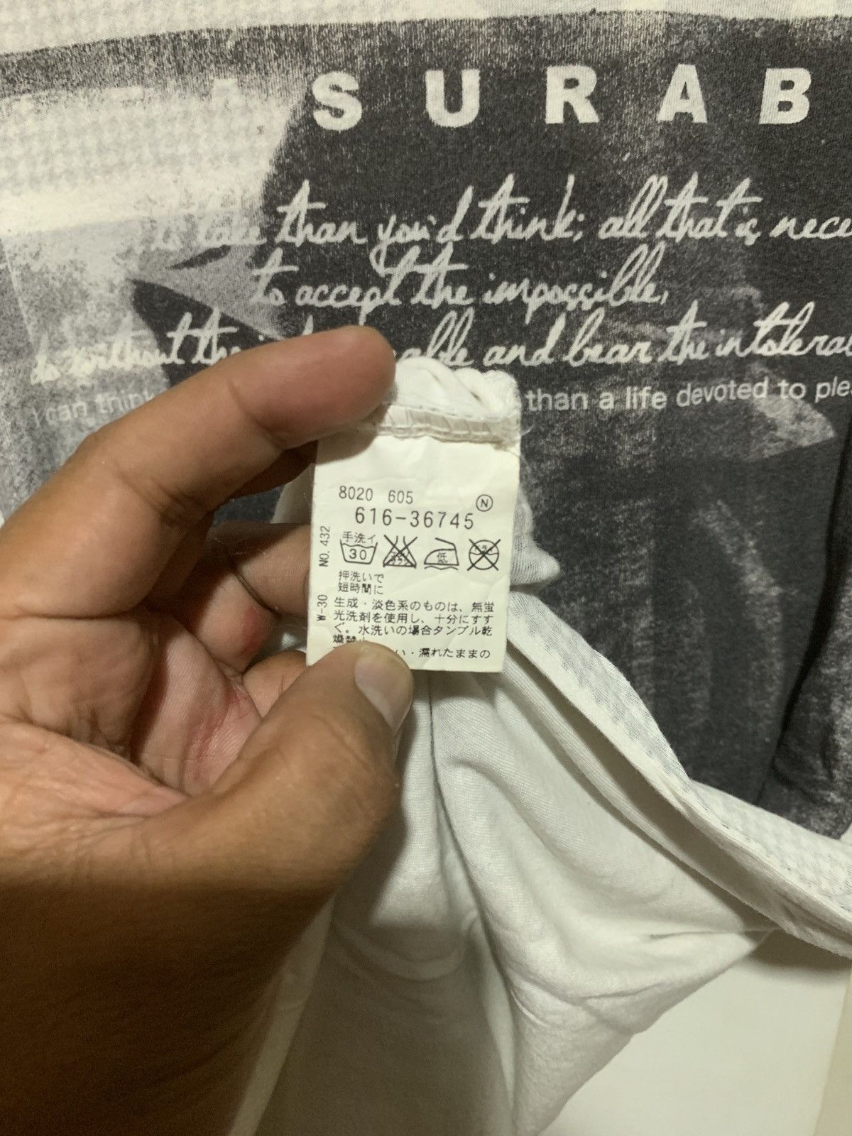 Japanese Brand Japanese Takeo kikuchi Union Jack Flag Poem Reversible Tee Size US L / EU 52-54 / 3 - 11 Thumbnail