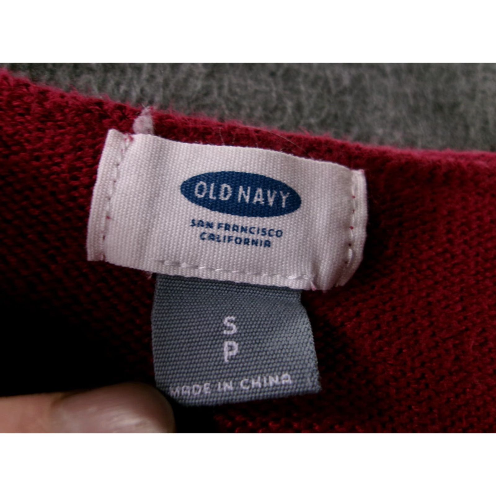 Old Navy VINTAGE Old Navy Sweater Women S Red Solid Knit Round Neck Pullover 90s Preppy Office Casual Knitwear - Womens Size Small Red Size S / US 4 / IT 40 - 6 Thumbnail