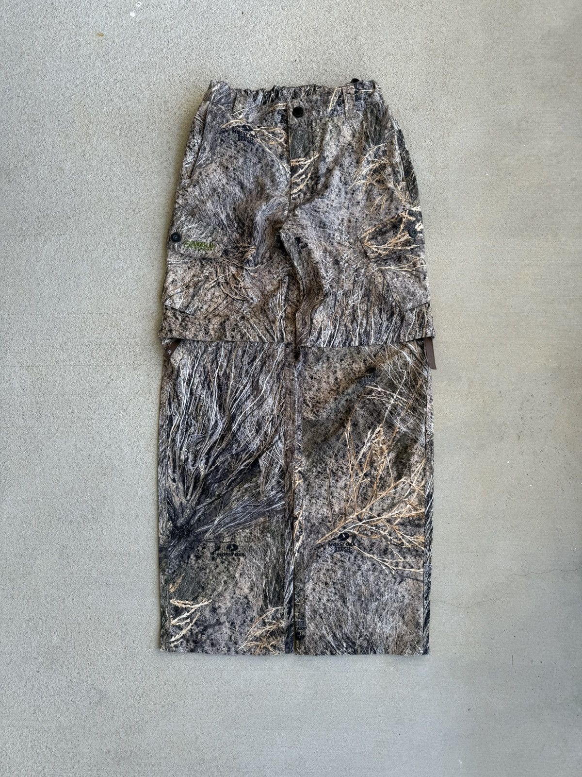 Vintage Vintage Mossy Oak Camo Track Pants Size 24" / US 00 / IT 34 - 1 Thumbnail
