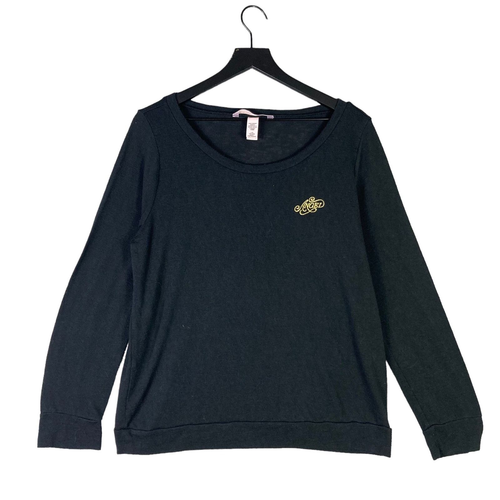 Victoria's Secret Victoria's Secret Black PJ Top Cozy Sleepwear L Womens PJs Size L / US 10 / IT 46 - 1 Thumbnail