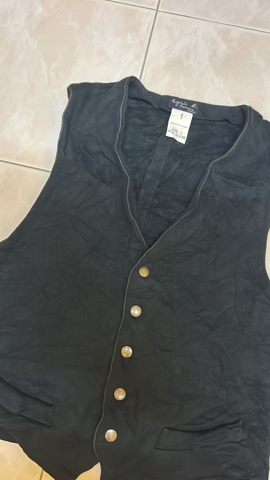 agnes b. VEST AGNES.B NICE DESIGN Size US S / EU 44-46 / 1 - 2 Thumbnail