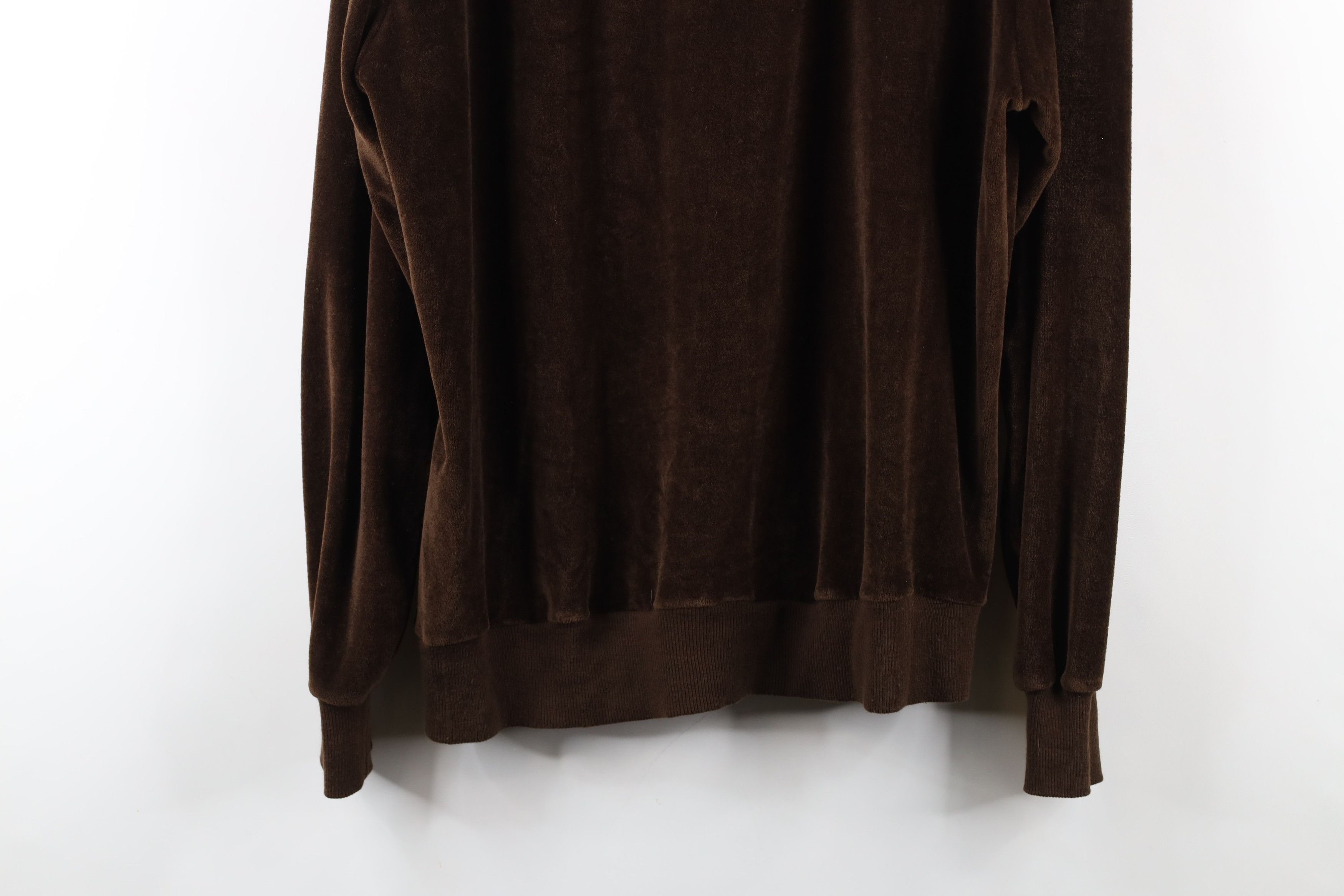 Vintage Vintage 70s Streetwear Collared Pullover Sweater Brown Size US L / EU 52-54 / 3 - 15 Thumbnail
