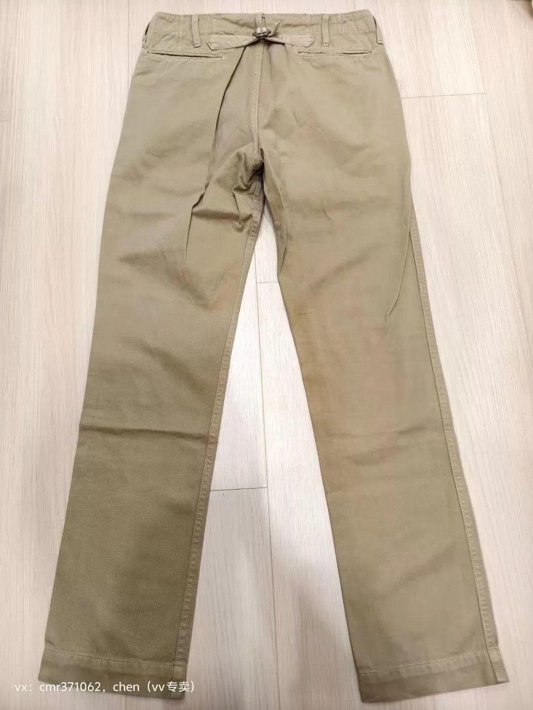 Visvim visvim 17aw slim chino khaki 2 new giza washed Size US 32 / EU 48 - 5 Thumbnail