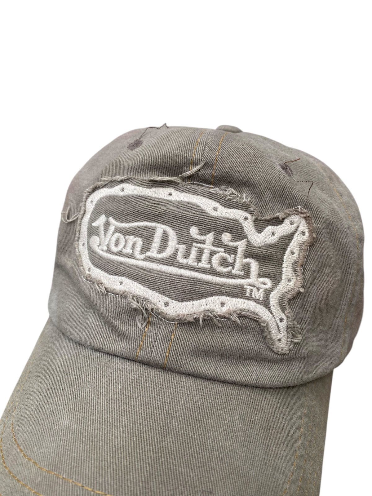 Von Dutch Limited Edition Von Dutch Distressed Hat Size ONE SIZE - 3 Thumbnail