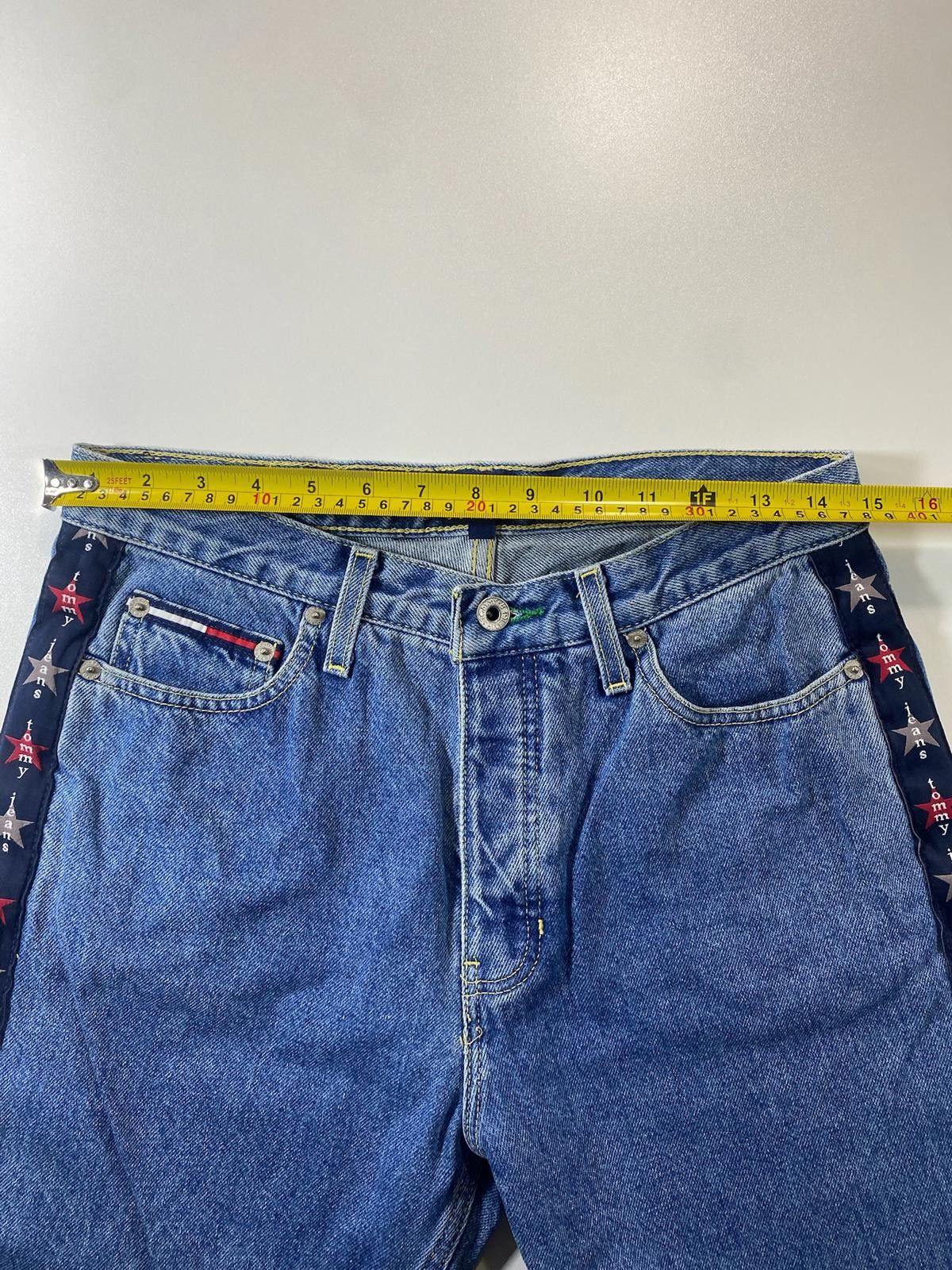 Tommy Jeans Vintage Tommy Jeans Blue Denim Pants with Star Side Stripes Size US 30 / EU 46 - 6 Thumbnail