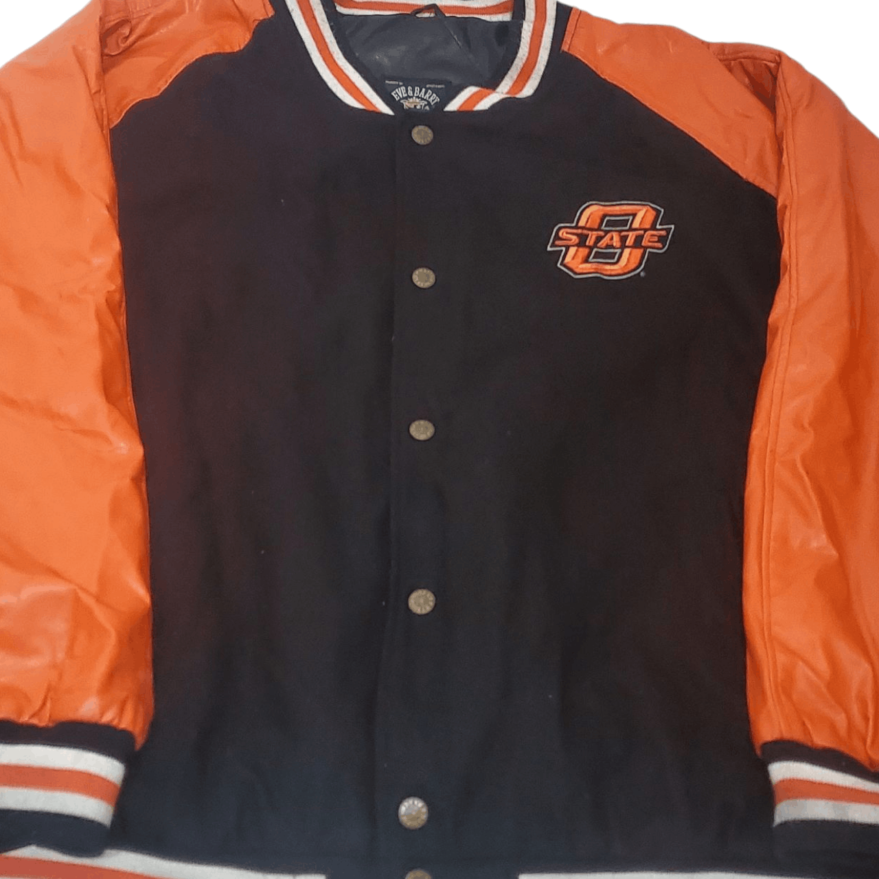Steve And Barrys 90s Oklahoma State University Embroidered Bomber Jacket Size US XXL / EU 58 / 5 - 4 Thumbnail