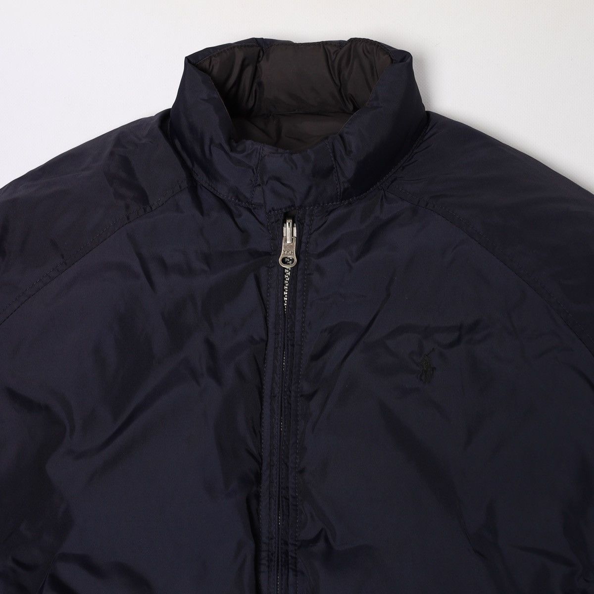 Polo Ralph Lauren Polo Ralph Lauren Reversible Nylon Bomber Down Jacket Navy Size US L / EU 52-54 / 3 - 7 Thumbnail