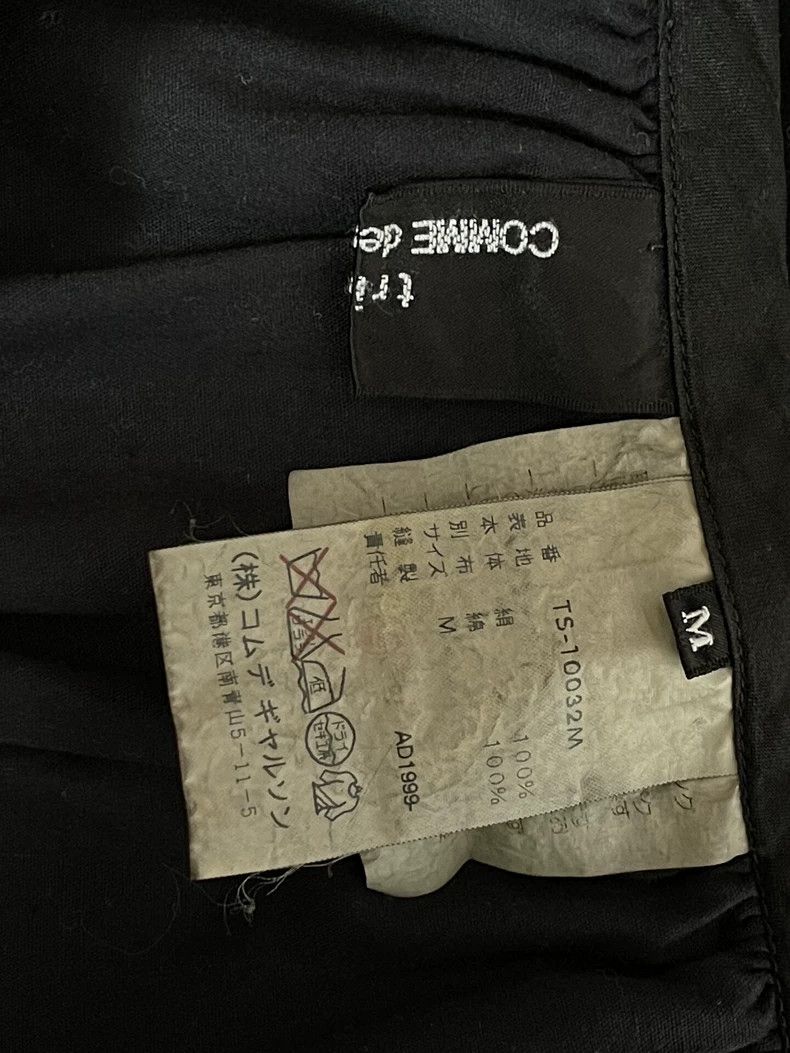 Comme des Garcons Comme des Garcons size M Black heavy silk cake pleated lon Size 22" - 9 Thumbnail