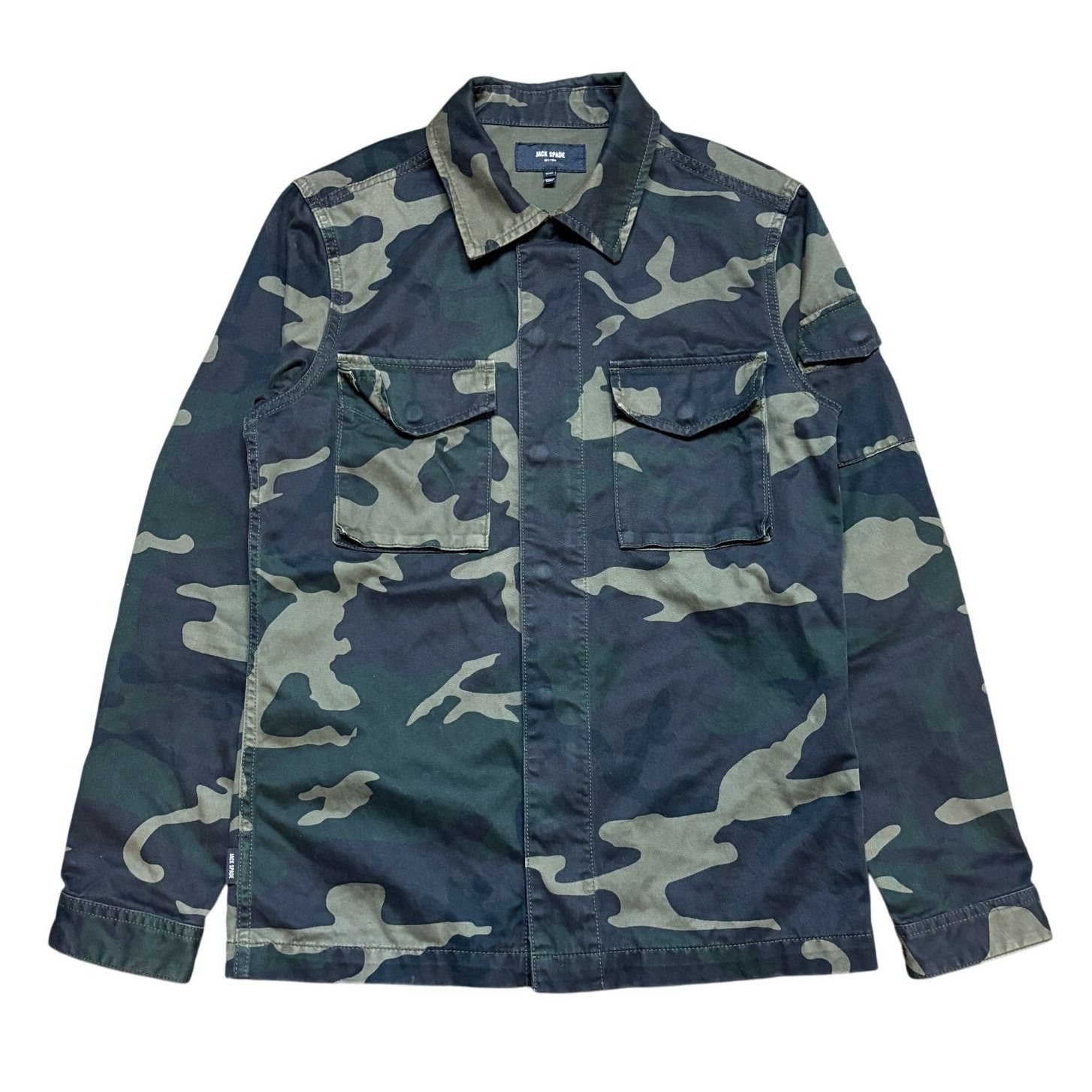 Jack Spade Jack Spade Camo Riverton Shirt Jacket Men's XS Military Size US XS / EU 42 / 0 - 1 Thumbnail